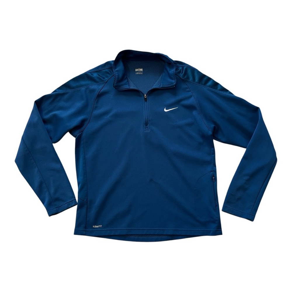 ❤️3/$15 Nike Fit Dry Women’s Royal Blue Quarter-Zip Pullover- Size M